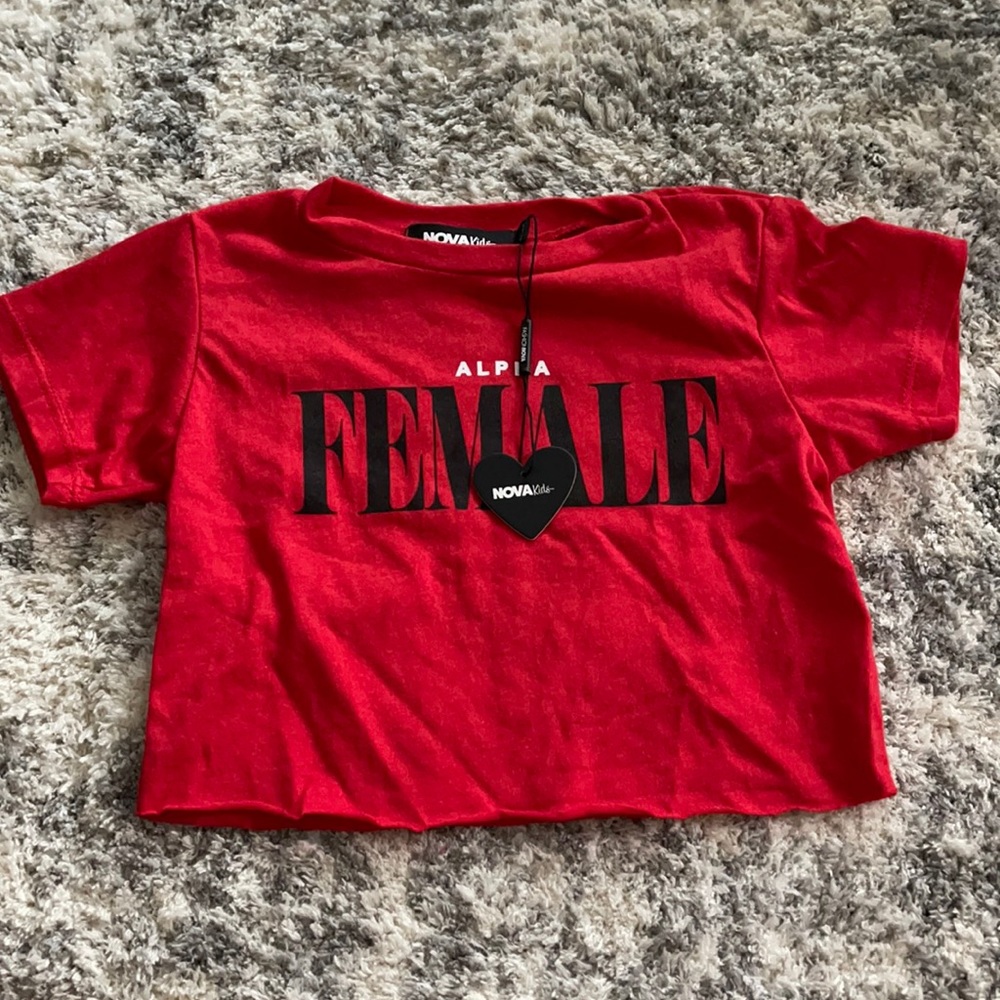 Fashion nova kids crop top